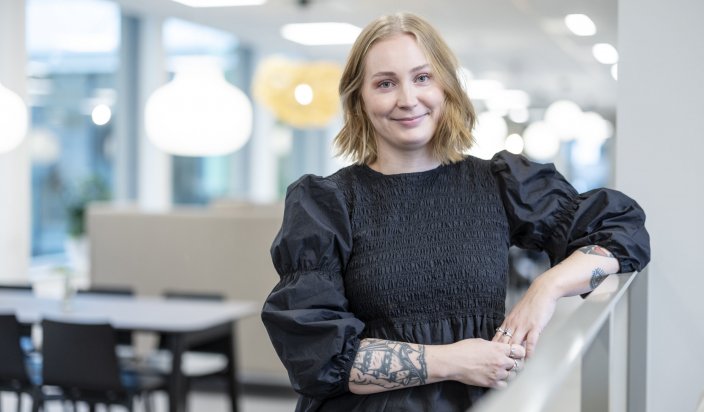 Malmö 231122
Nicki Lindberg på Trygg Hansa.
Foto: André de Loisted